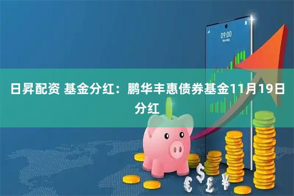 日昇配资 基金分红：鹏华丰惠债券基金11月19日分红